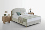 Perge Boxspring Met Hoofdbord Kemik Geweven Stof - foto 2
