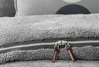 Coverme Quadro Grijs Deken Dekbedovertrekset Eenpersoons - foto 3