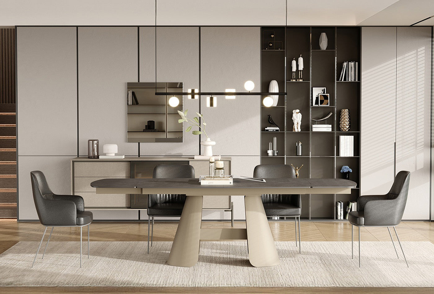 Salda Eettafel Uitschuifbaar 160 240x90 cm - foto 4
