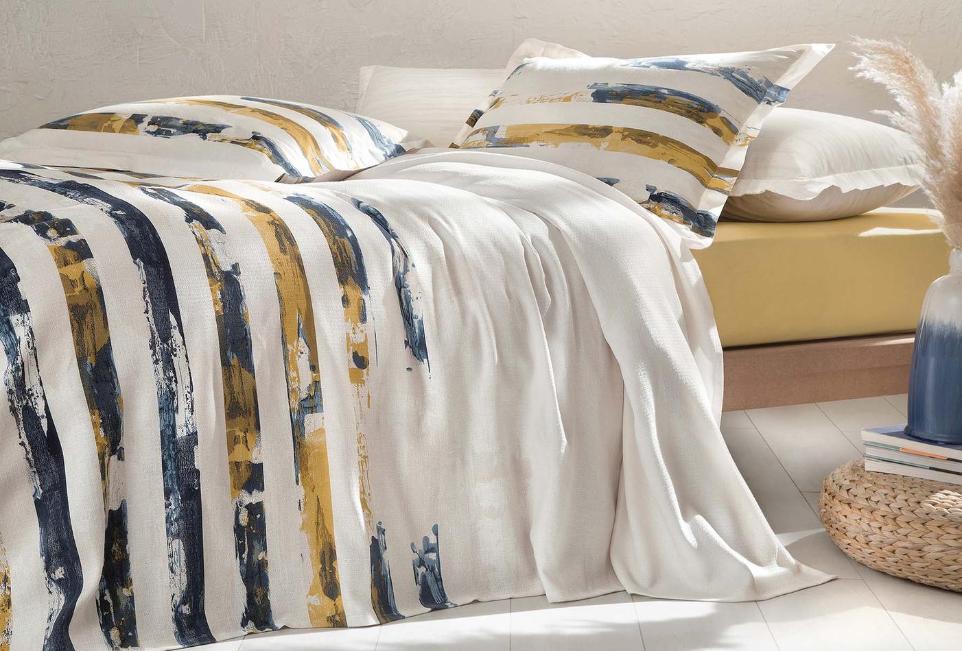 Stain Beige Pique Tk Tweepersoons - foto 3