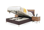 Pavia Boxspring met hoofdbord 160x200 cm Bruin - foto 5