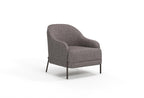 Varena Fauteuil Geweven stof Taupe - foto 5
