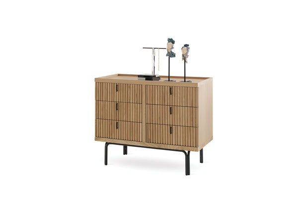 Austin Ladekast OAK kleur 6 met lades 103X83 Cm