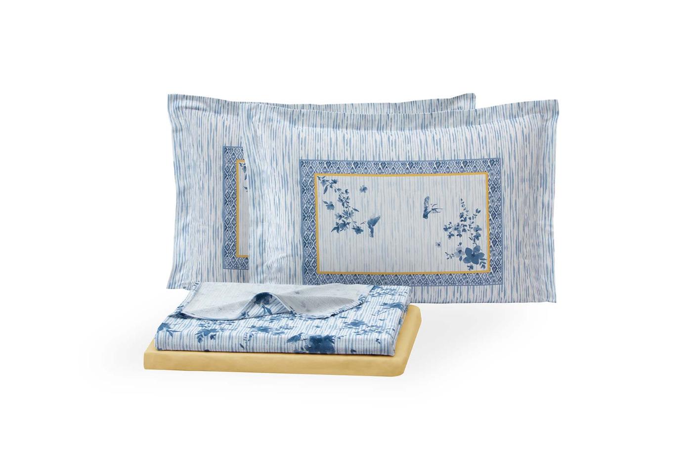 Minella Blauw Pique Tk Eenpersoons - foto 6