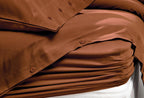 Plain Terracotta Dekbedovertrekset Eenpersoons - foto 4