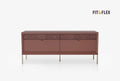 Fit & Flex Module met 4 lades op poten - Sorbet 160x67 cm