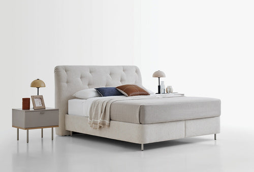 Cante Boxspring Met Hoofdbord Beige - foto 2