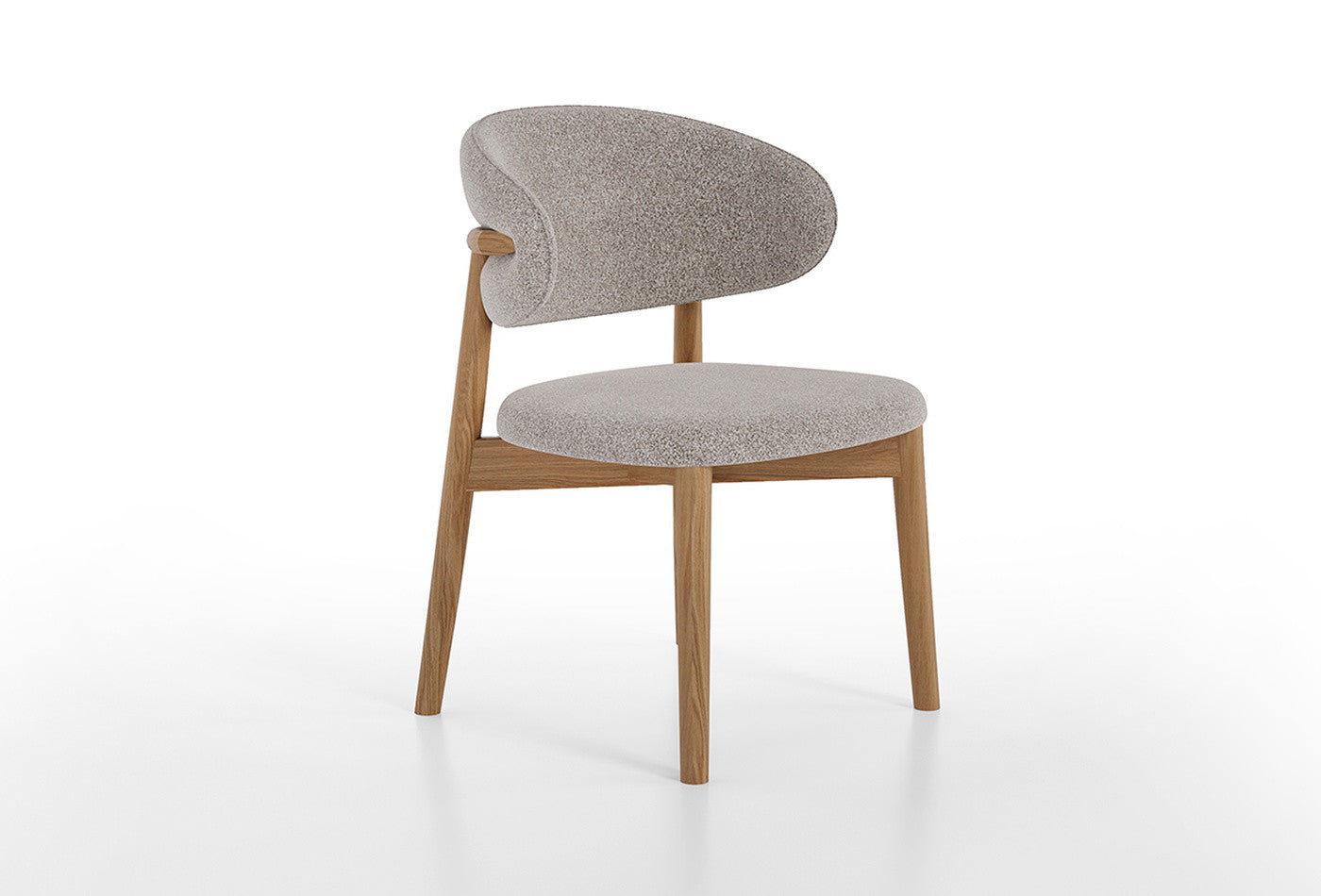 Marsana Eetkamerstoel Beige Geweven stof - foto 5