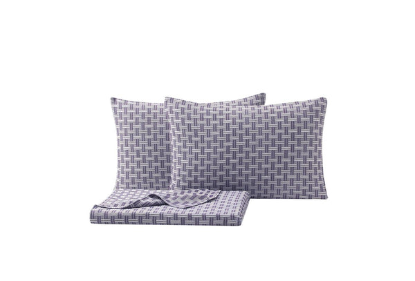 Clara Paars Bed Sprei Seti Eenpersoons