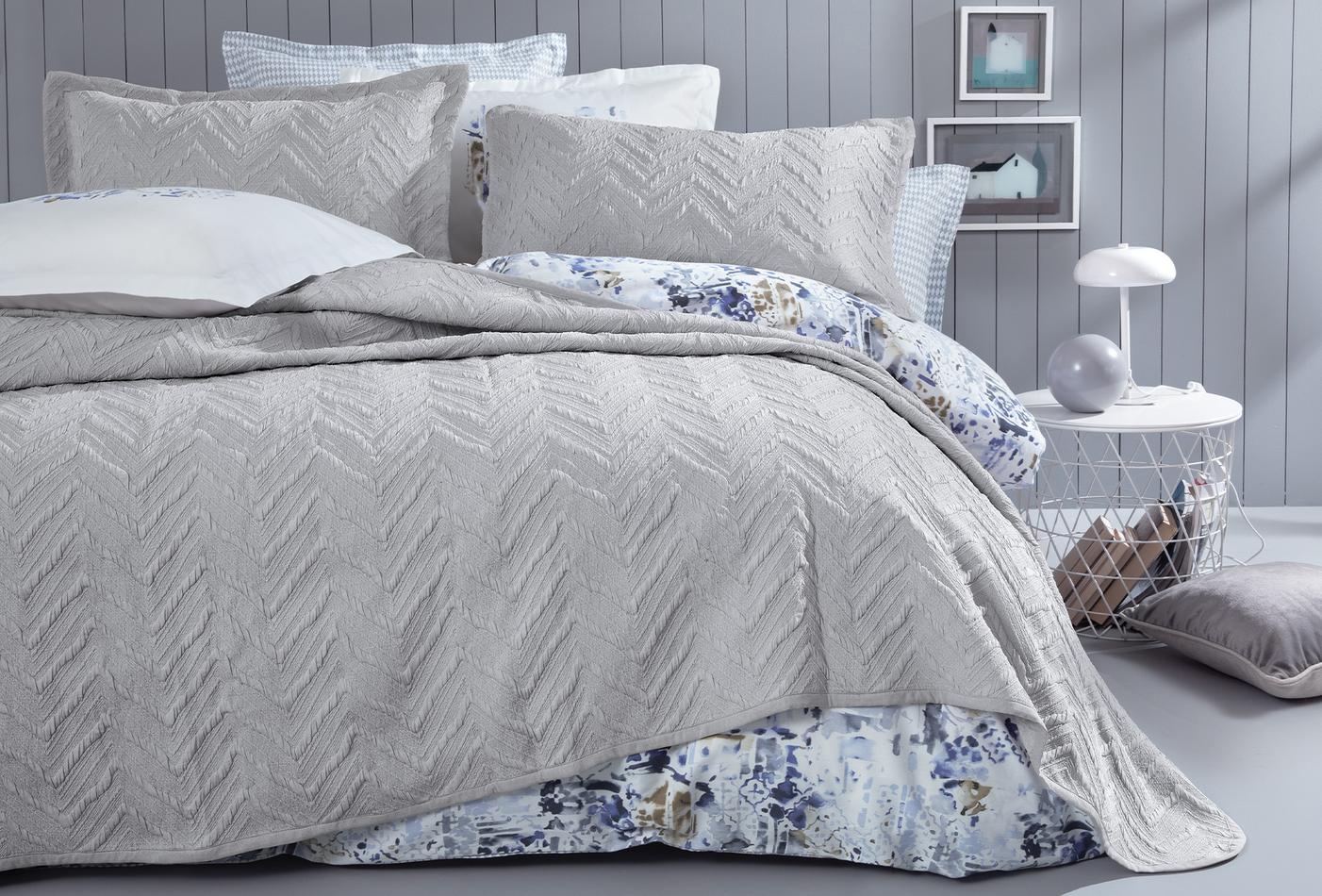Curly Steen Bed Beddensprei Eenpersoons