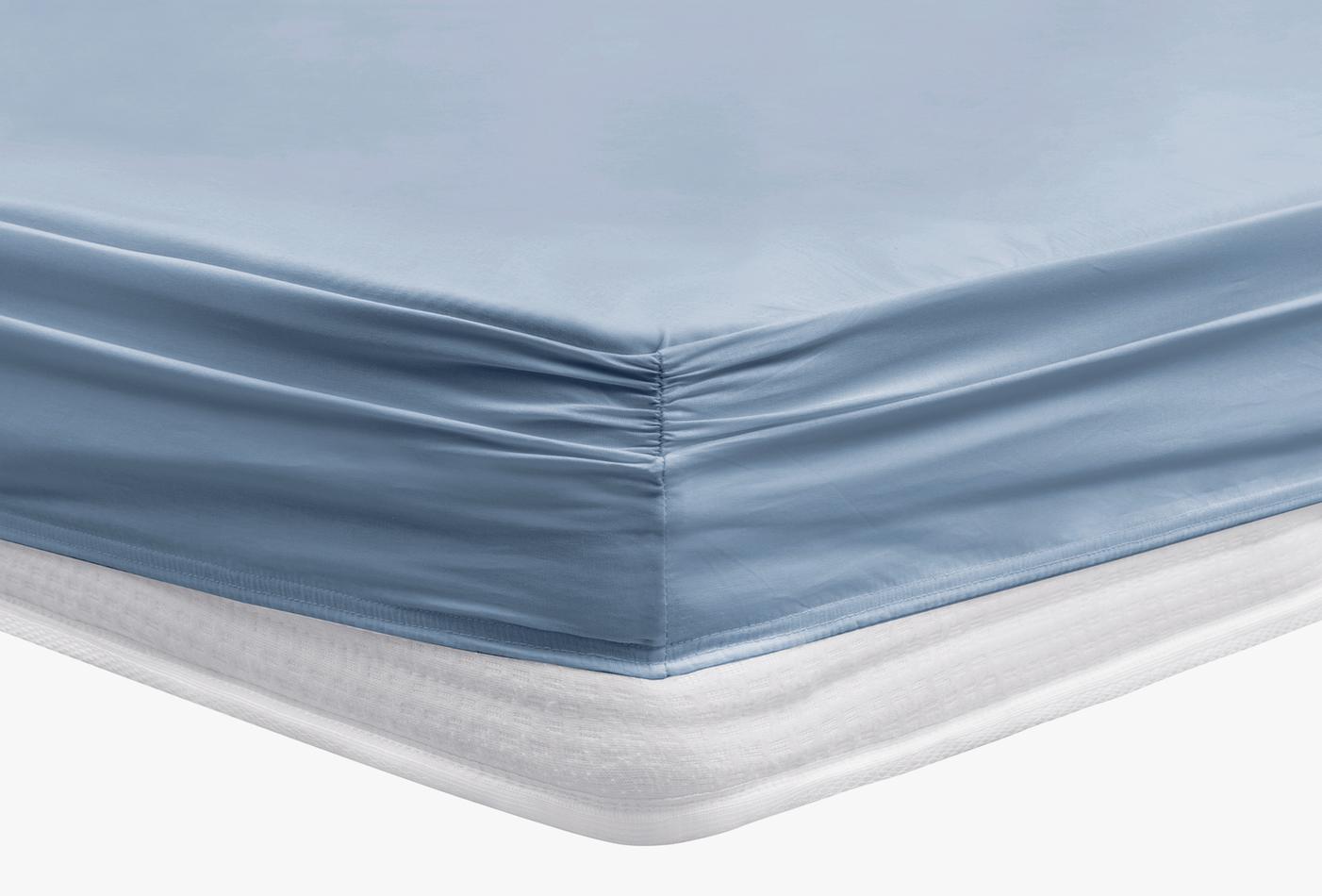 Noah Indigo Hoeslaken 90x190 cm - foto 2