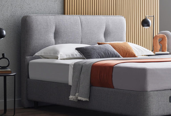 Lotto Cool Action Boxspring met hoofdbord 90X190 Cm Blauw
