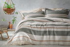 Recta Groen Pique Bed Sprei Seti Eenpersoons