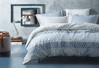 Malin Blauw Dekbedovertrekset Tweepersoons