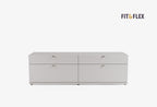 Fit Flex 4 met lades met basis Module Keten 160x49