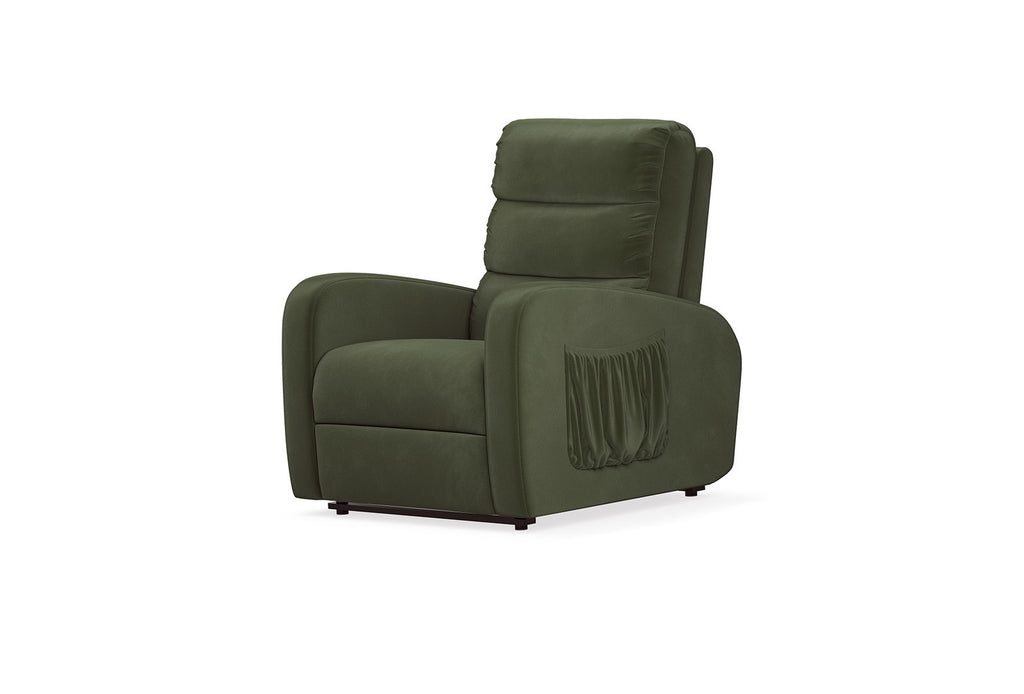 Enric TV Fauteuil Handbediend Mohair Donkergroen - foto 5