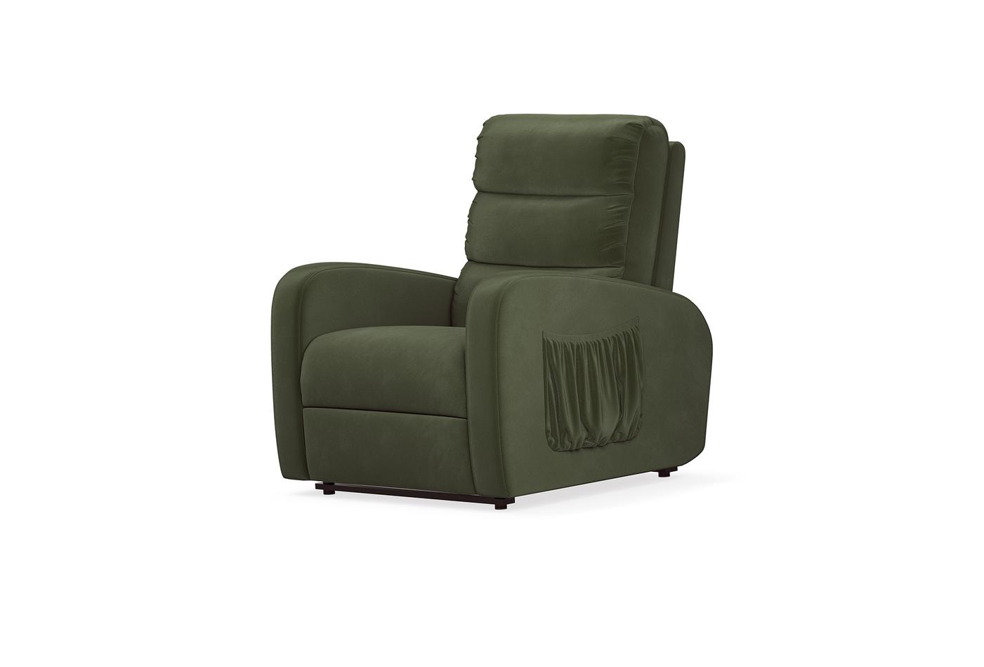 Enric Manuel mechanisme 1-zits Bank Mohair Donker Groen - foto 4