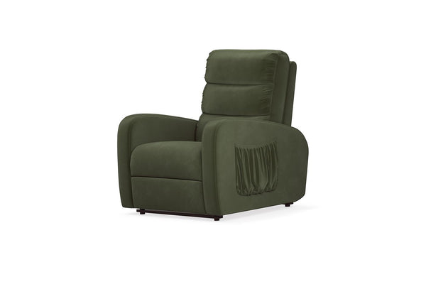 Enric Manuel mechanisme 1-zits Bank Mohair 11707 Donker Groen