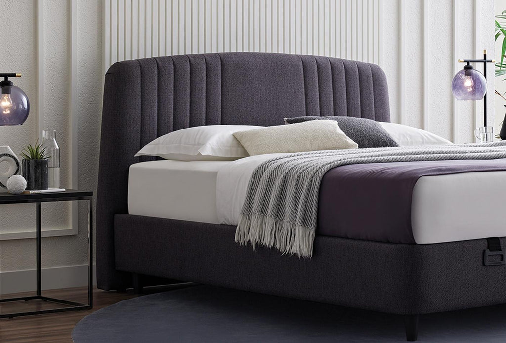 Canto Silver Boxspring met hoofdbord 90x190 cm Antraciet - foto 4