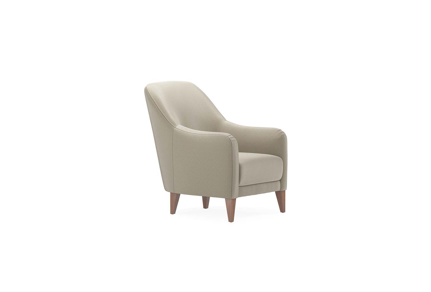 Fiore Fauteuil Fluweel Creme - foto 2