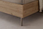 Cante Bed met hoofdbord 160x200 cm Creme - foto 6