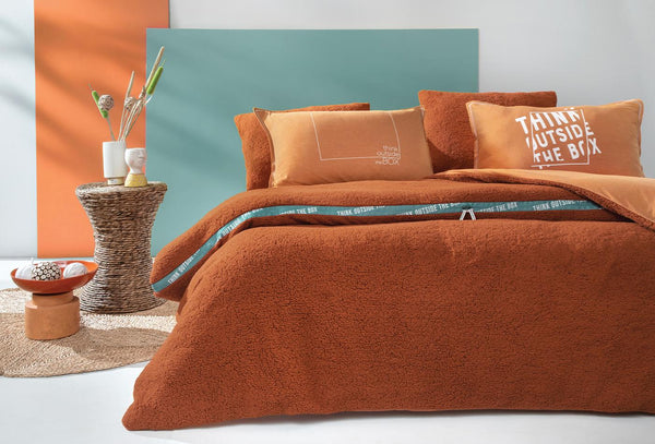 Coverme Box Terracotta Deken Dekbedovertrekset Tweepersoons