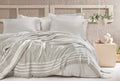 Theo Beige Bed Sprei Tweepersoons