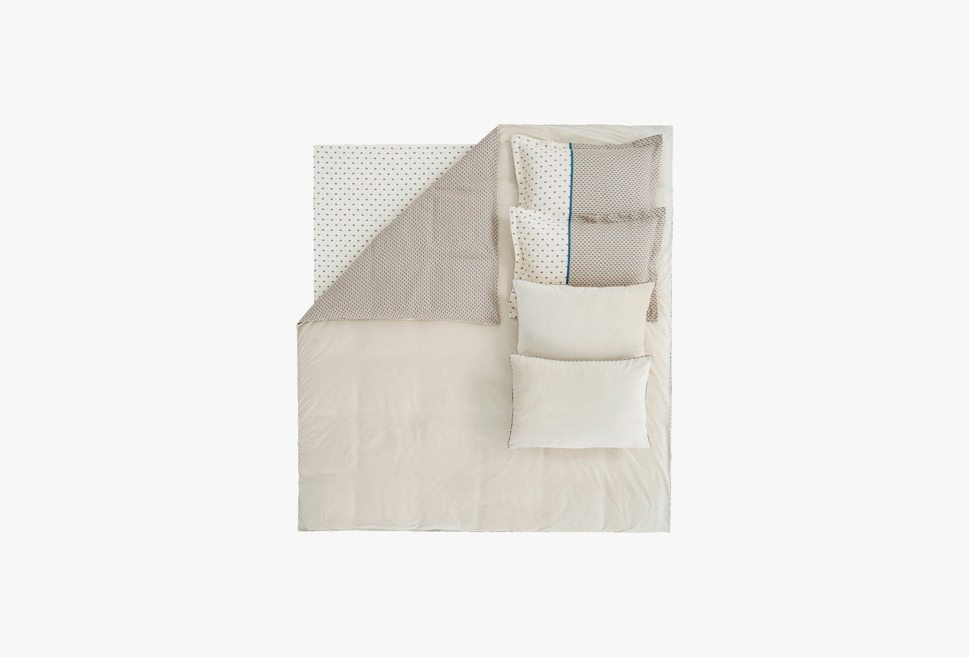Charme Uberto Beige Fluweel Saten Dekbedovertrekset Tweepersoons - foto 2