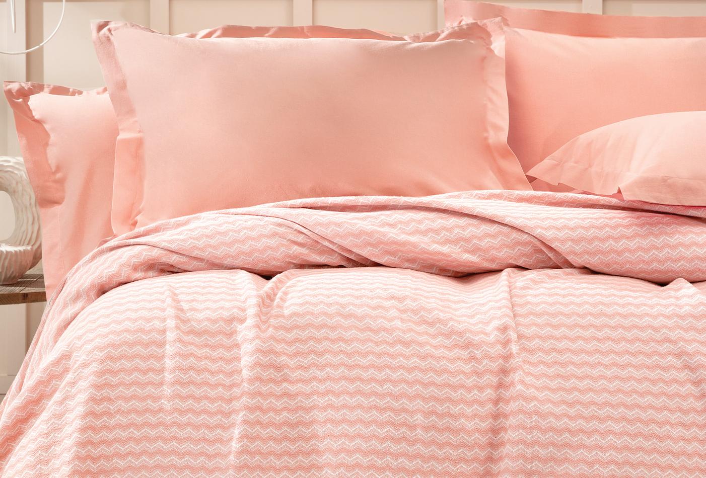 Gwen Terracotta Pique Eenpersoons - foto 4