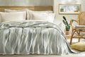 Tierra Saliegroen Pique Bed Sprei Tweepersoons