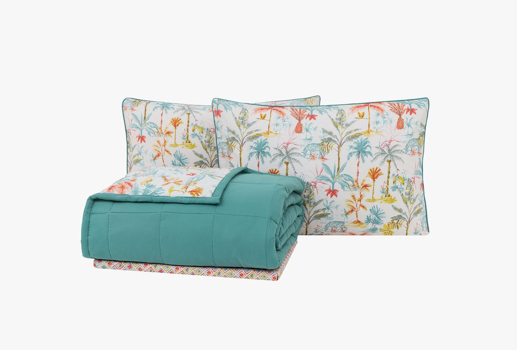 Marsel Zumrut Groen Bed Sprei Seti Eenpersoons - foto 2