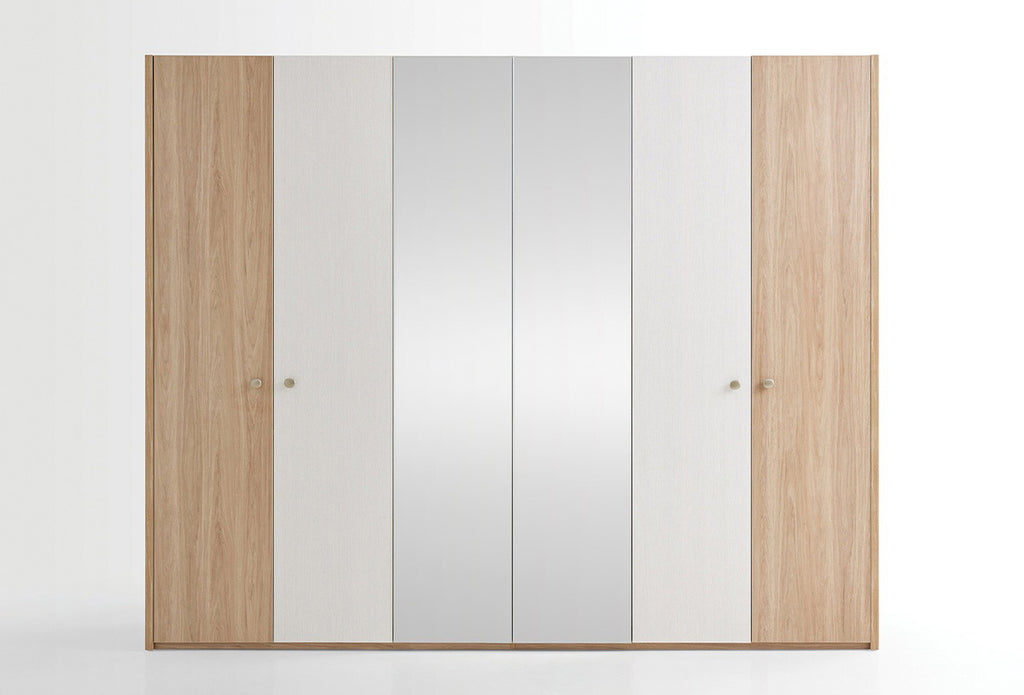 Perge Kledingkast 6-deurs 272x222 cm
