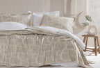 Adena Beige Bed Sprei Eenpersoons