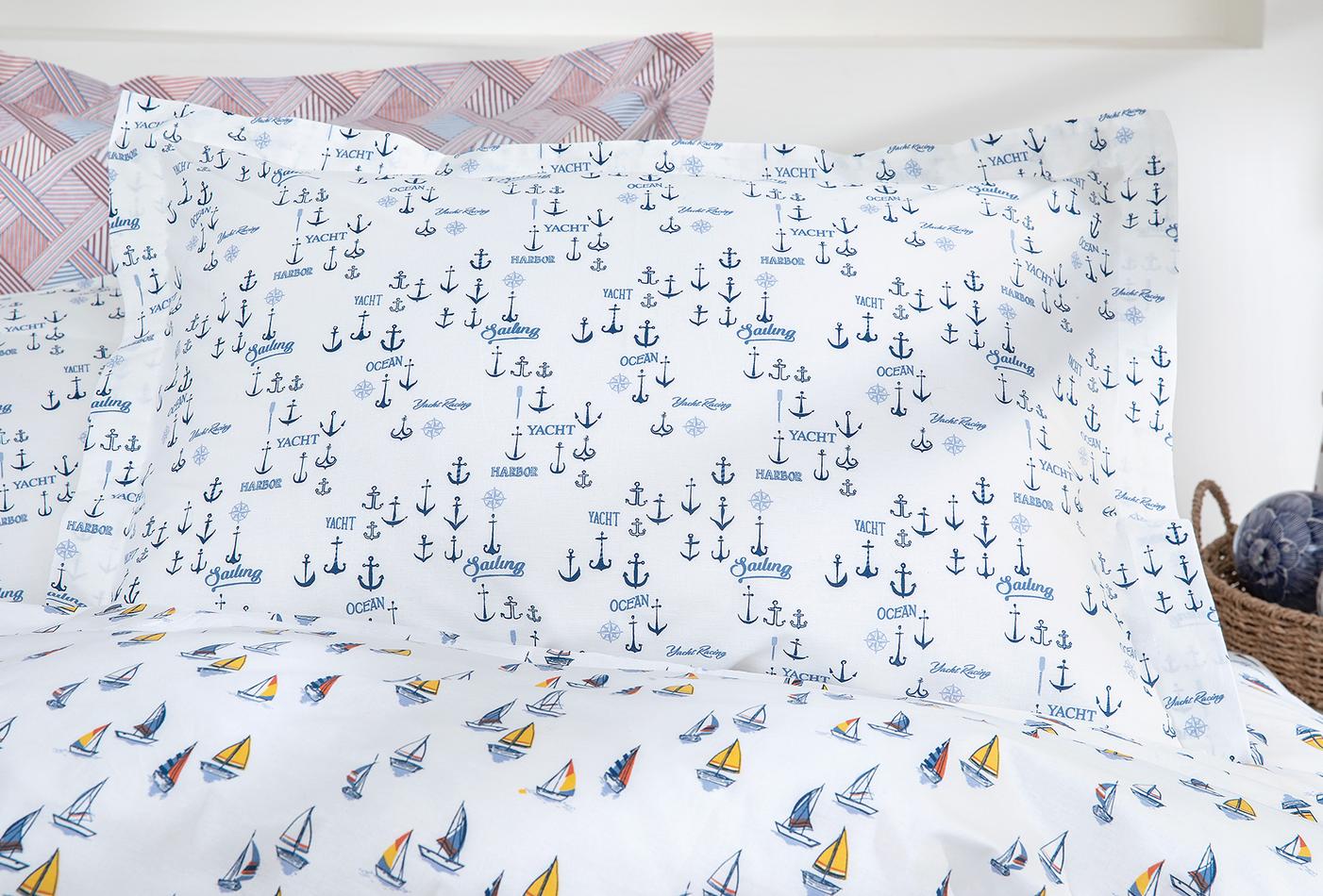 Mix Match Garcia Marineblauw Kussensloop 50x70 cm