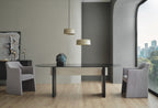 Austin Eetkamerstoel Geweven stof Fauteuil Tasarim Donkergrijs - foto 4
