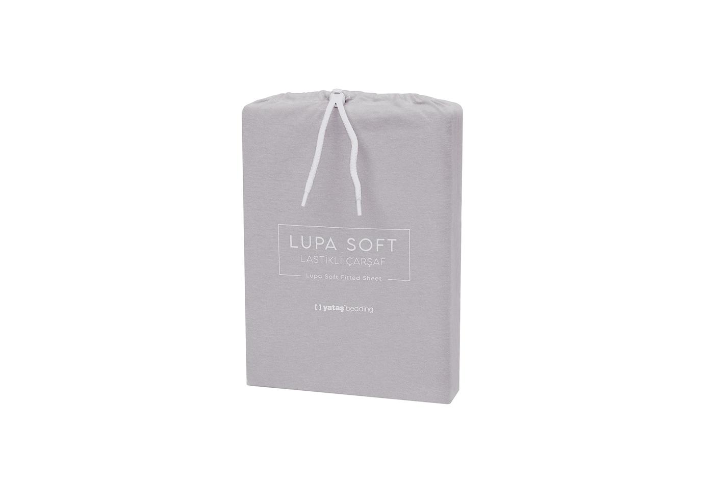 Lupa Soft Grijs Hoeslaken Eenpersoons - foto 3