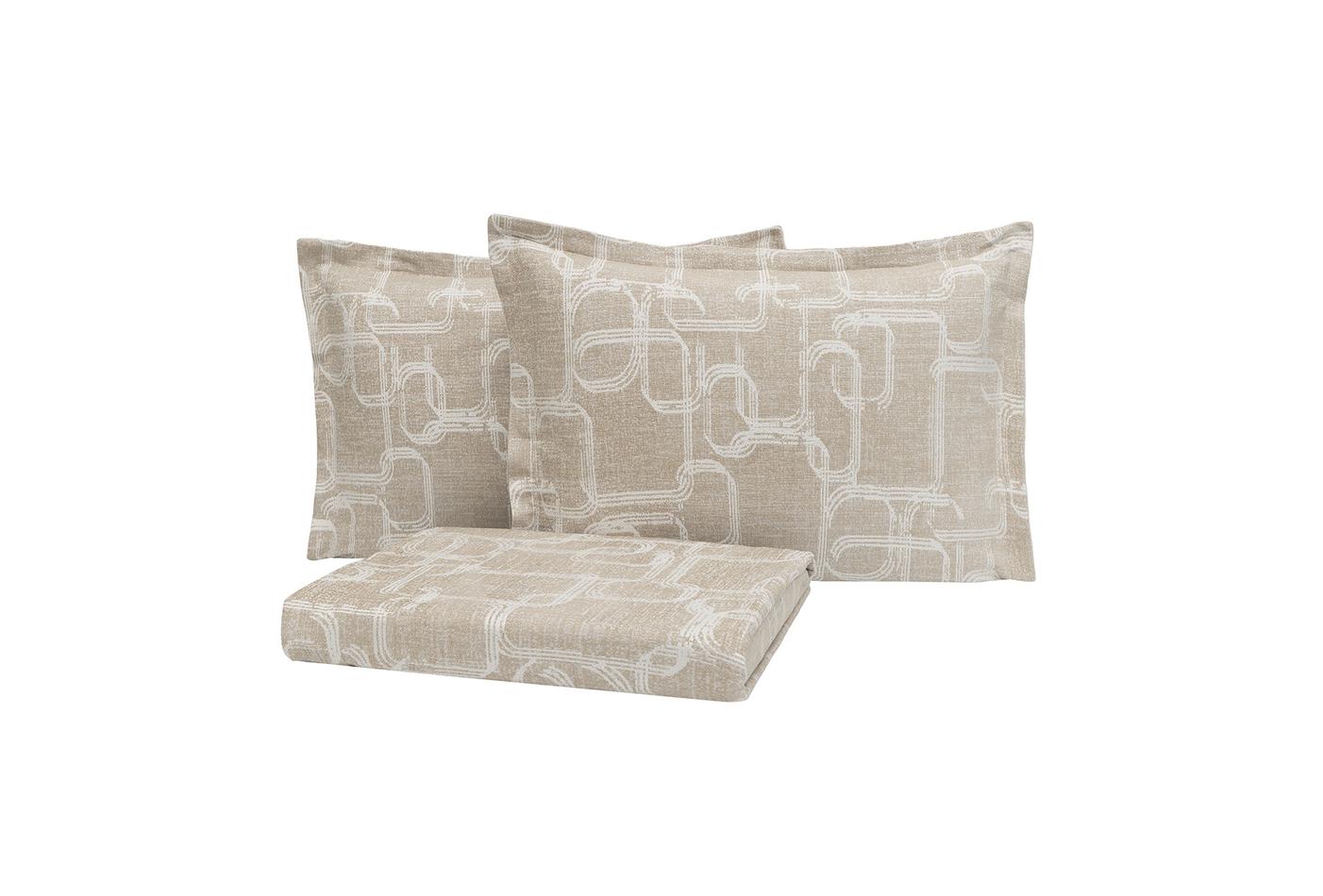 Adena Beige Bed Sprei Eenpersoons - foto 4