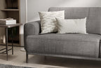 Varena 3-Zitsbank met Slaapfunctie + Fauteuil Linnen geweven Taupe - foto 5