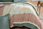 Rowena Saliegroen Terracotta Bank Plaid Tv-plaid 140x190 cm