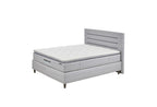 Supreme Pedic Bed Boxspring met hoofdbord 100x200 cm Blauw - foto 6