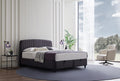 Canto Silver Boxspring met hoofdbord 90x190 cm Antraciet