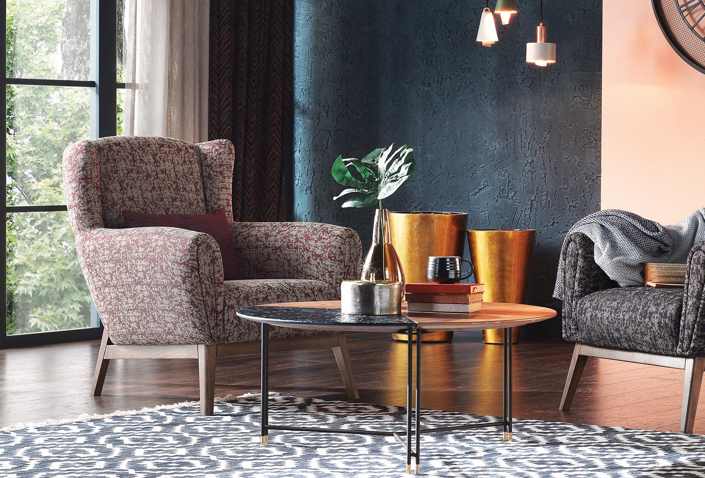 Netha Fauteuil Linnen geweven Creme - foto 6
