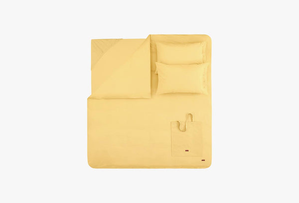 Plain Geel Dekbedovertrekset Eenpersoons