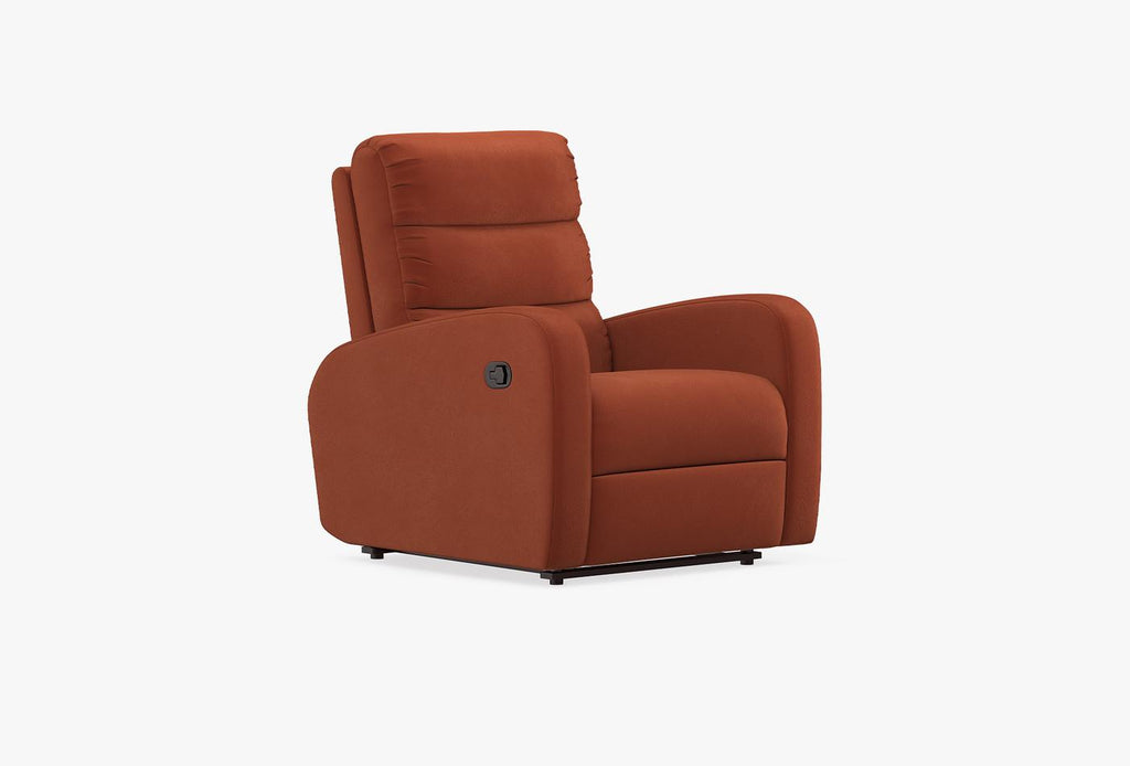Enric Manuel mechanisme 1-zits Bank Mohair Oranje