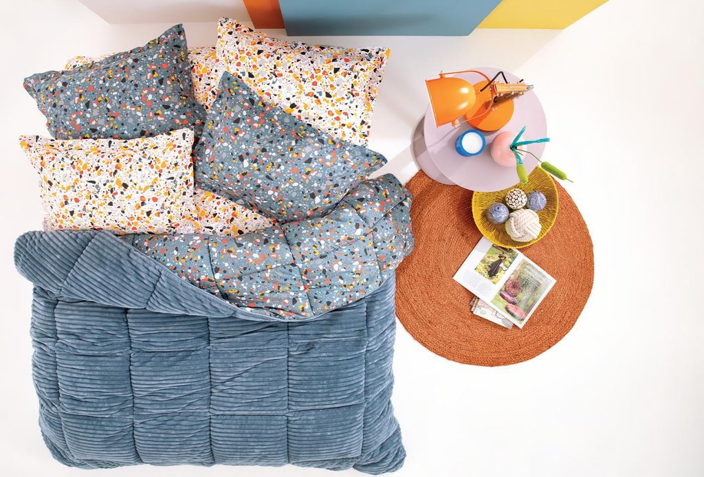 Terazzo Indigo Triola Set Eenpersoons