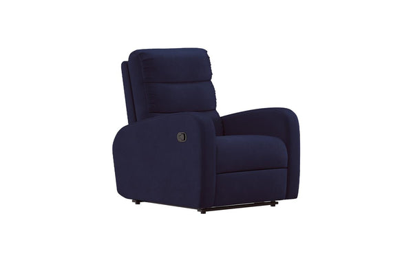 Enric Manuel mechanisme 1-zits Bank Mohair 11710 Marineblauw