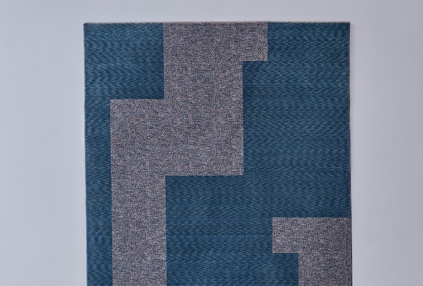 Diagram Vloerkleed Blauw Grijs 160x230 - foto 3