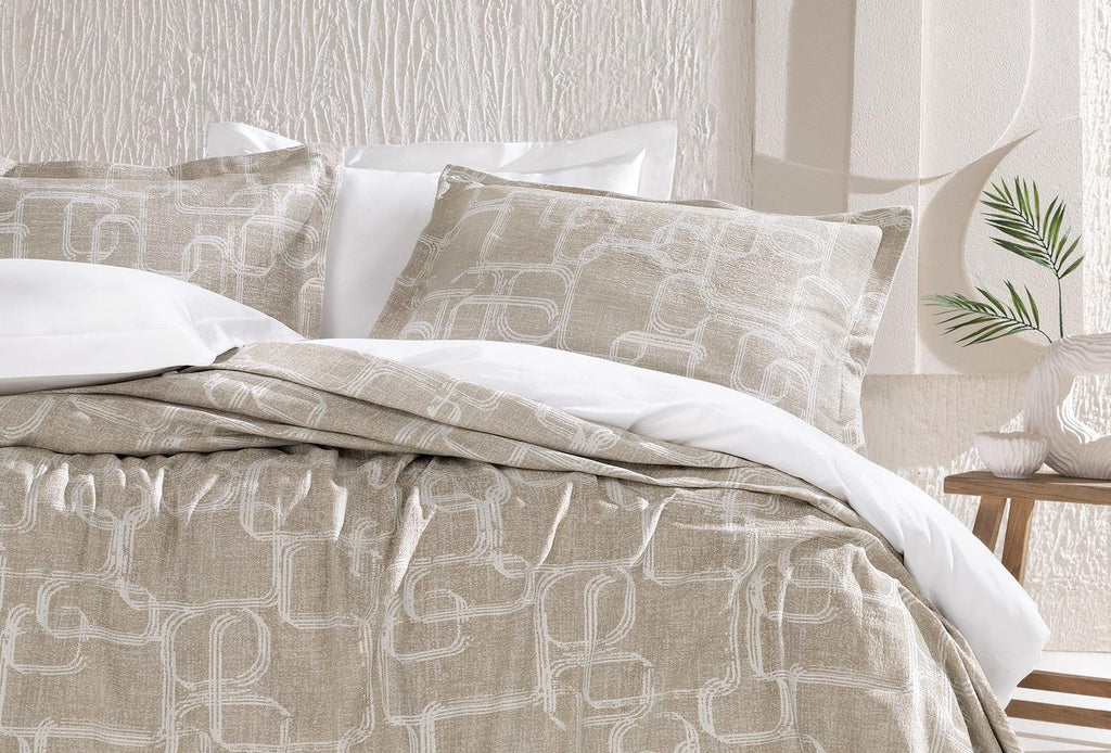 Adena Beige Bed Sprei Eenpersoons - foto 3