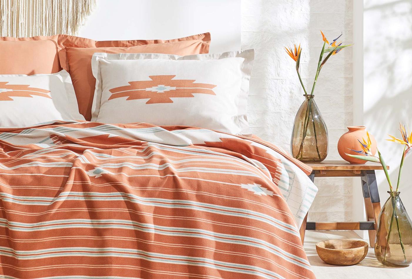 Nomi Terracotta Pique Tk Eenpersoons - foto 4