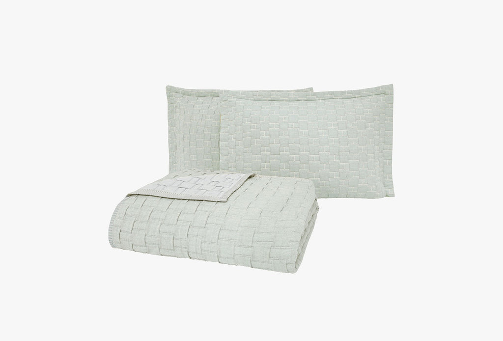 Velma Saliegroen Grijs Bed Sprei Eenpersoons - foto 2